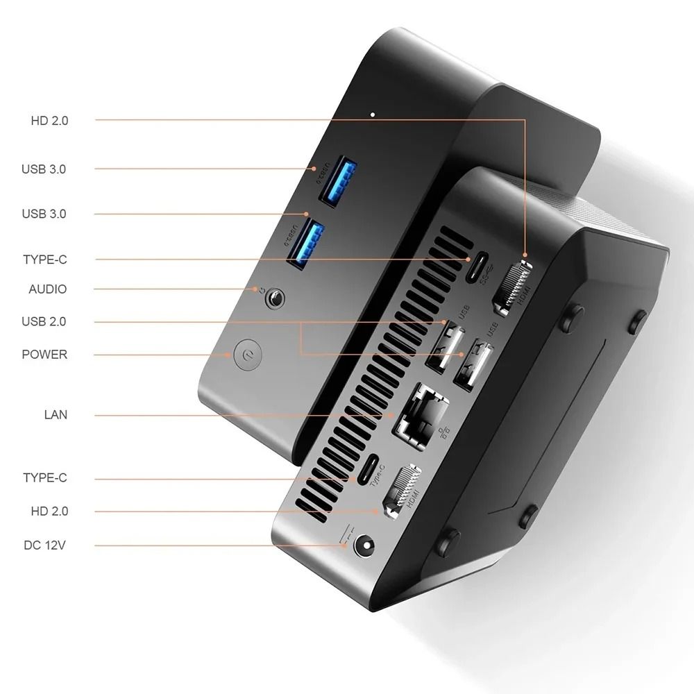 Mini PC Intel Core i9 Pocket Computer 16GB RAM SSD Options