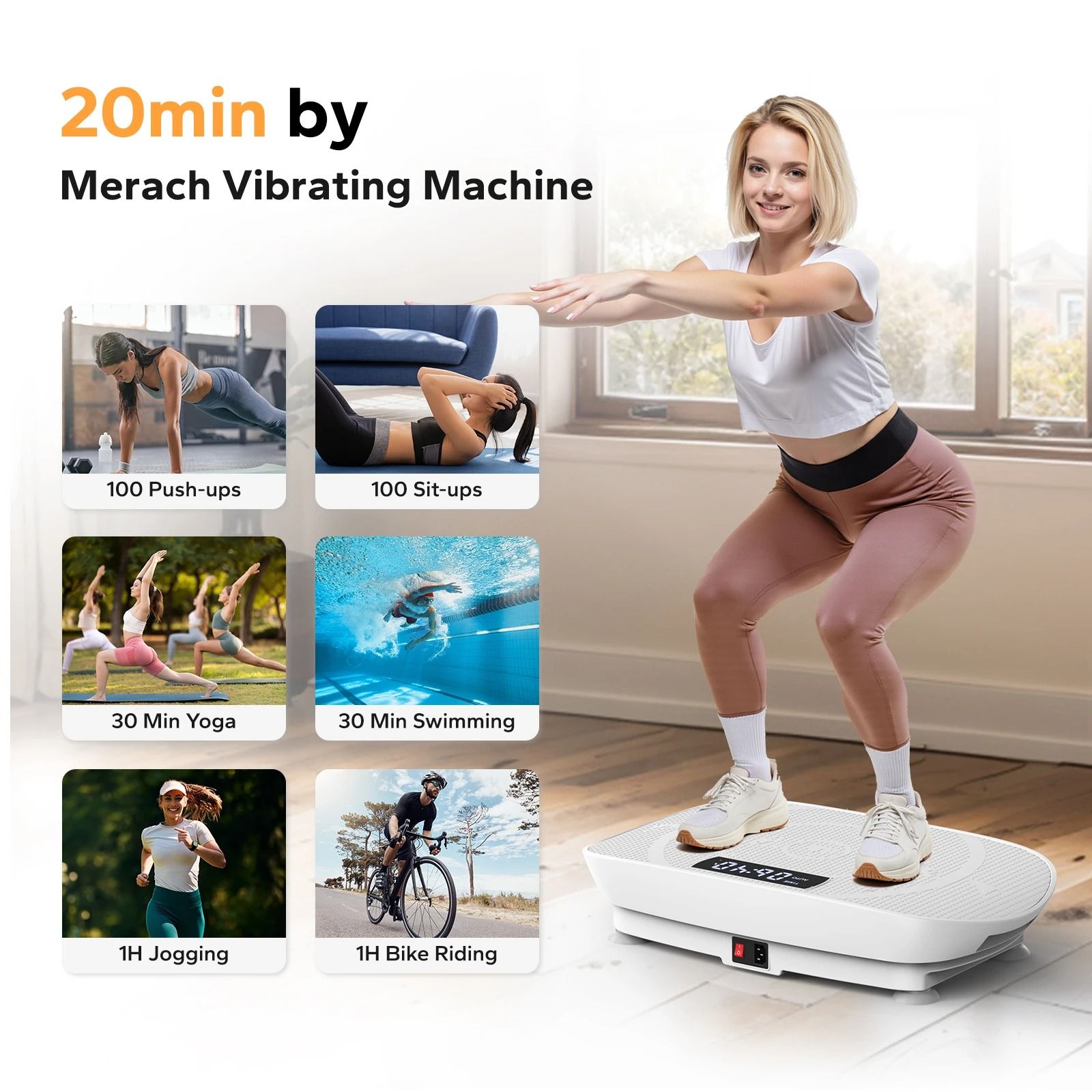 Whole Body Vibration Fitness Platform for Workout and Toning | Inspire ...