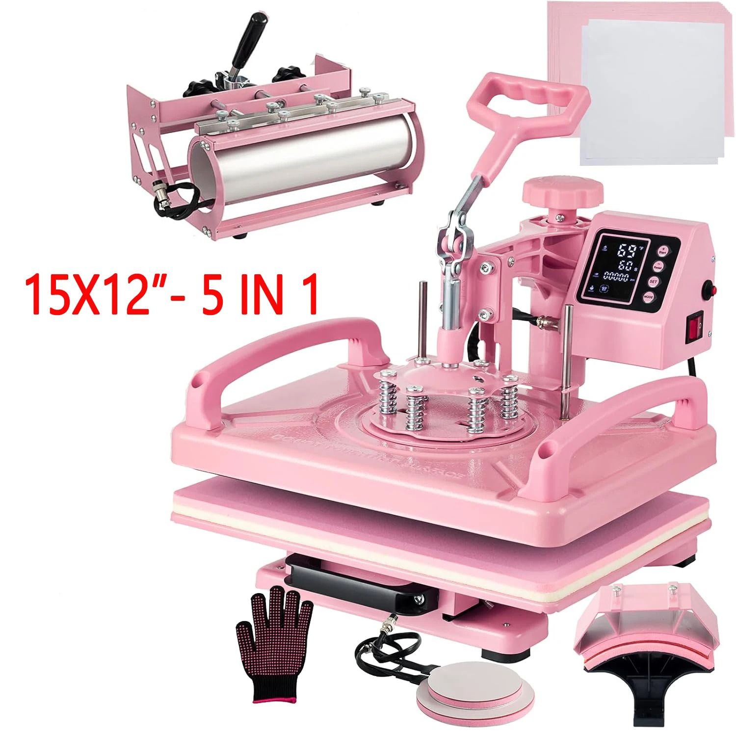 Multifunction Heat Press Machine for T Shirts Mugs Hats and Plates