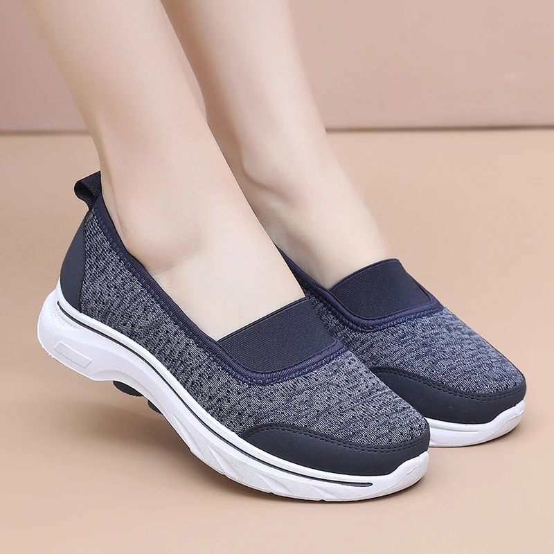 Womens Summer Breathable Mesh Flat Shoes - Black 9 | Uplifted Goods Womens Summer Breathable Mesh Flat Shoes - Black 9 | Uplifted Goods