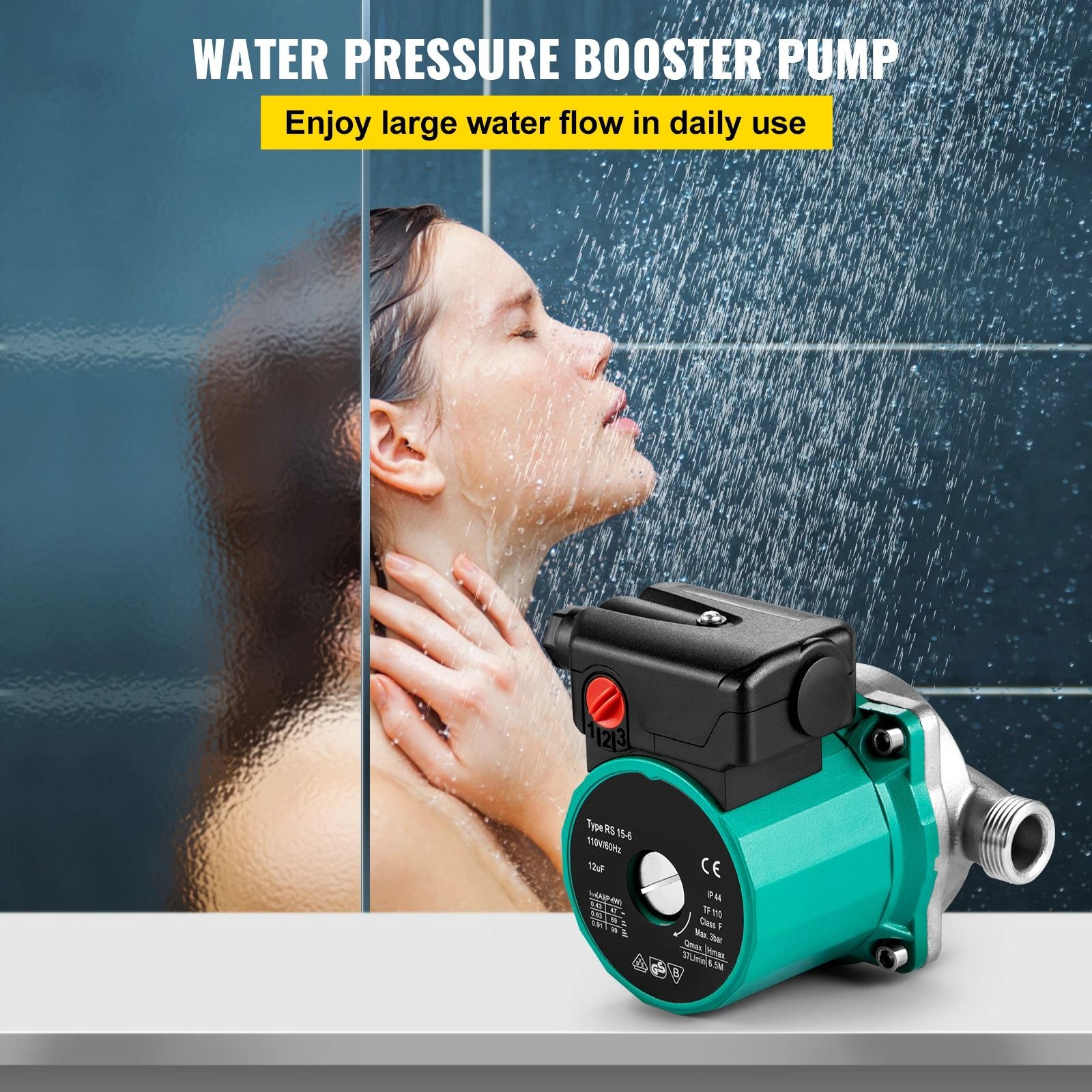 Hot Water Recirculating Pump with 3 Speed Control and Brass | Inspire ...