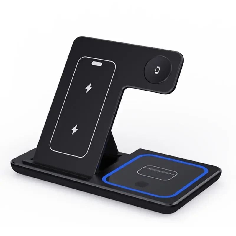 3 in 1 Wireless Charger Stand Dock for Phone Watch and Earbuds