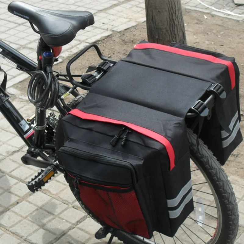 Bicycle Rear Rack Double Sided Transport Bag | Inspire Uplift