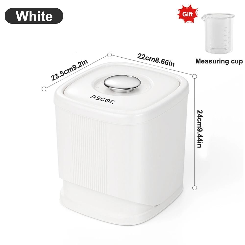 6 KG Sealed Rice Storage Box with Dispenser and Insect-Proof Lid