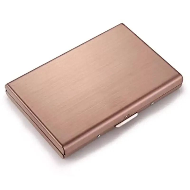 Slim Metal Card Holder Wallet with RFID Protection