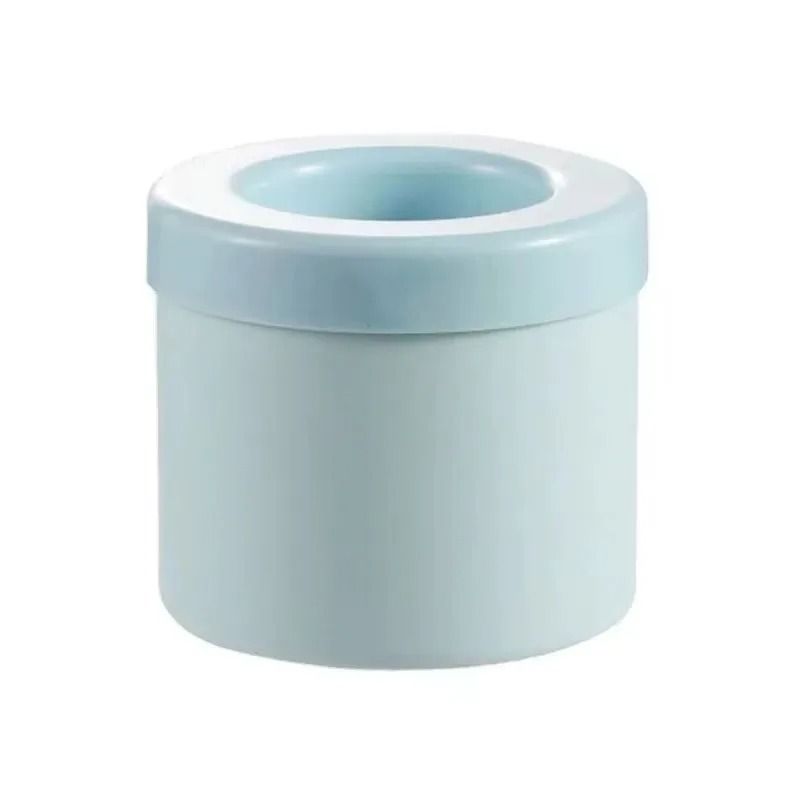 Silicone Round Ice Cube Mold with Ice Bucket