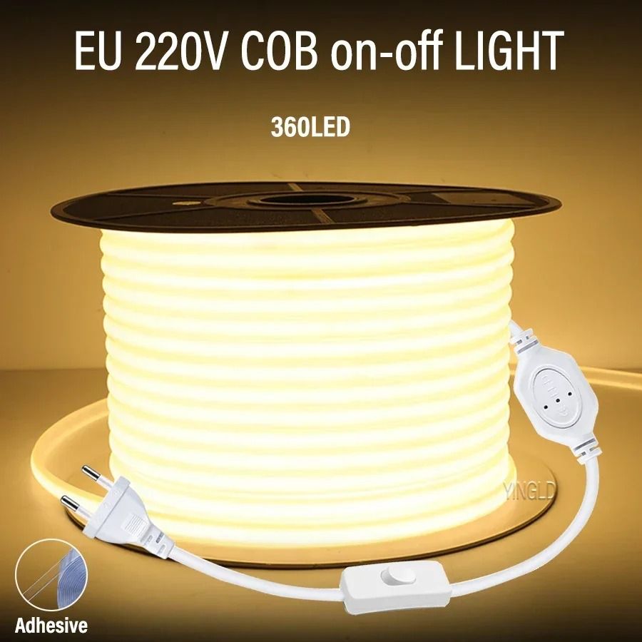 Flexible COB LED Strip Light for Indoor and Outdoor Lighting