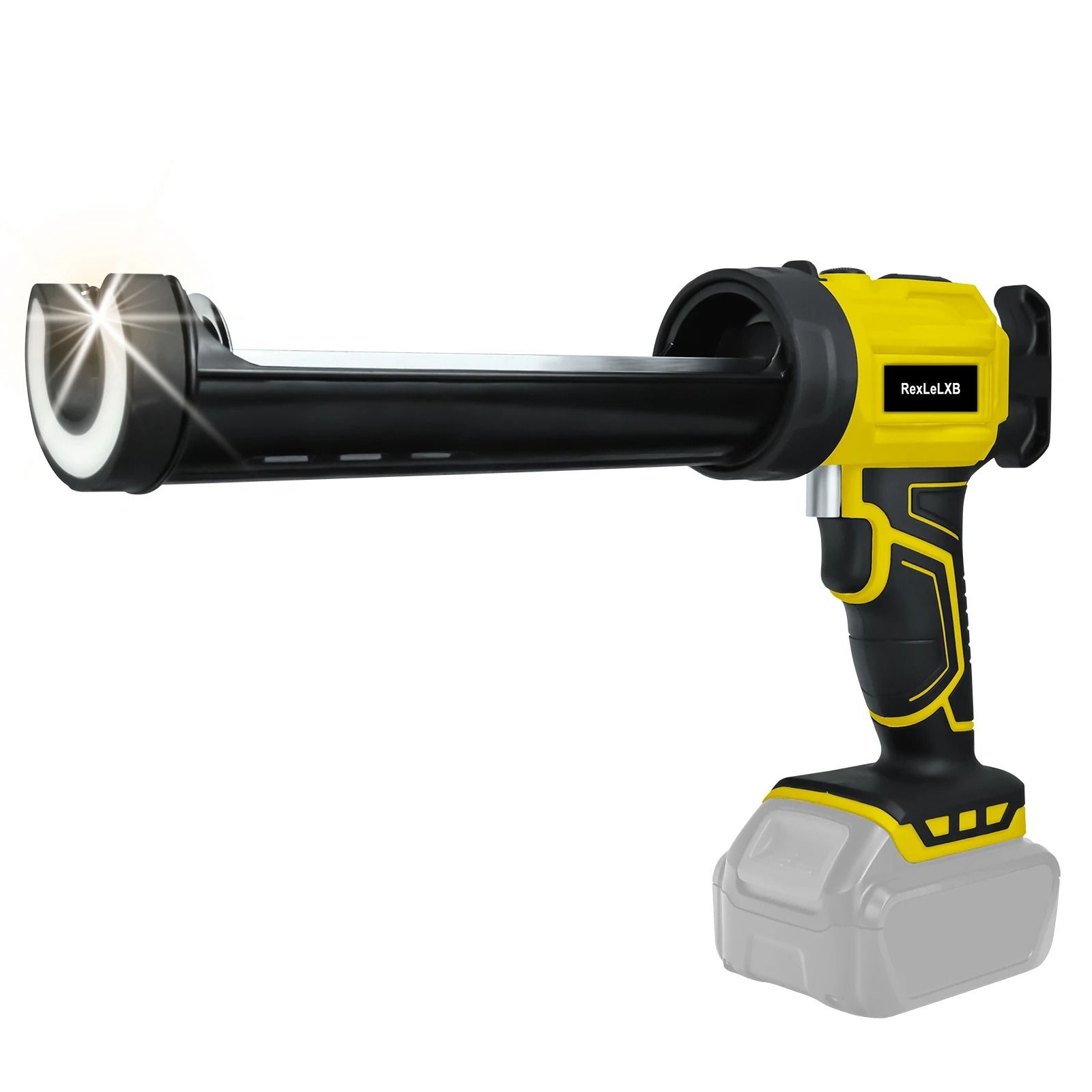 Cordless Electric Caulking Gun 10 oz (300 ml) with LED and Adjustable Speeds