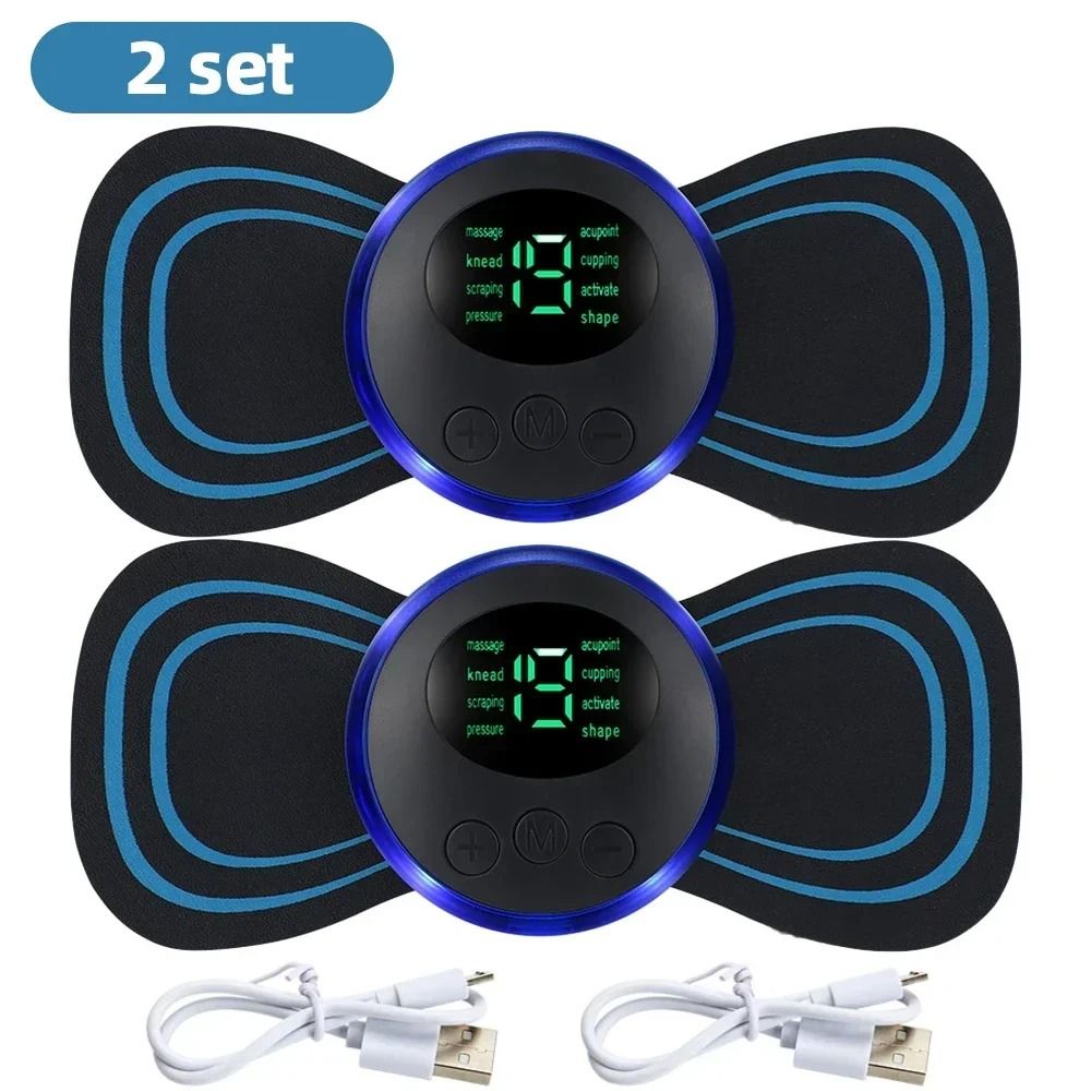 Electric EMS Neck and Body Massager for Pain Relief and Relaxation