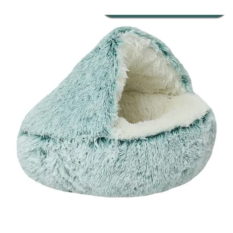 Plush Winter Pet Bed for Cats and Dogs