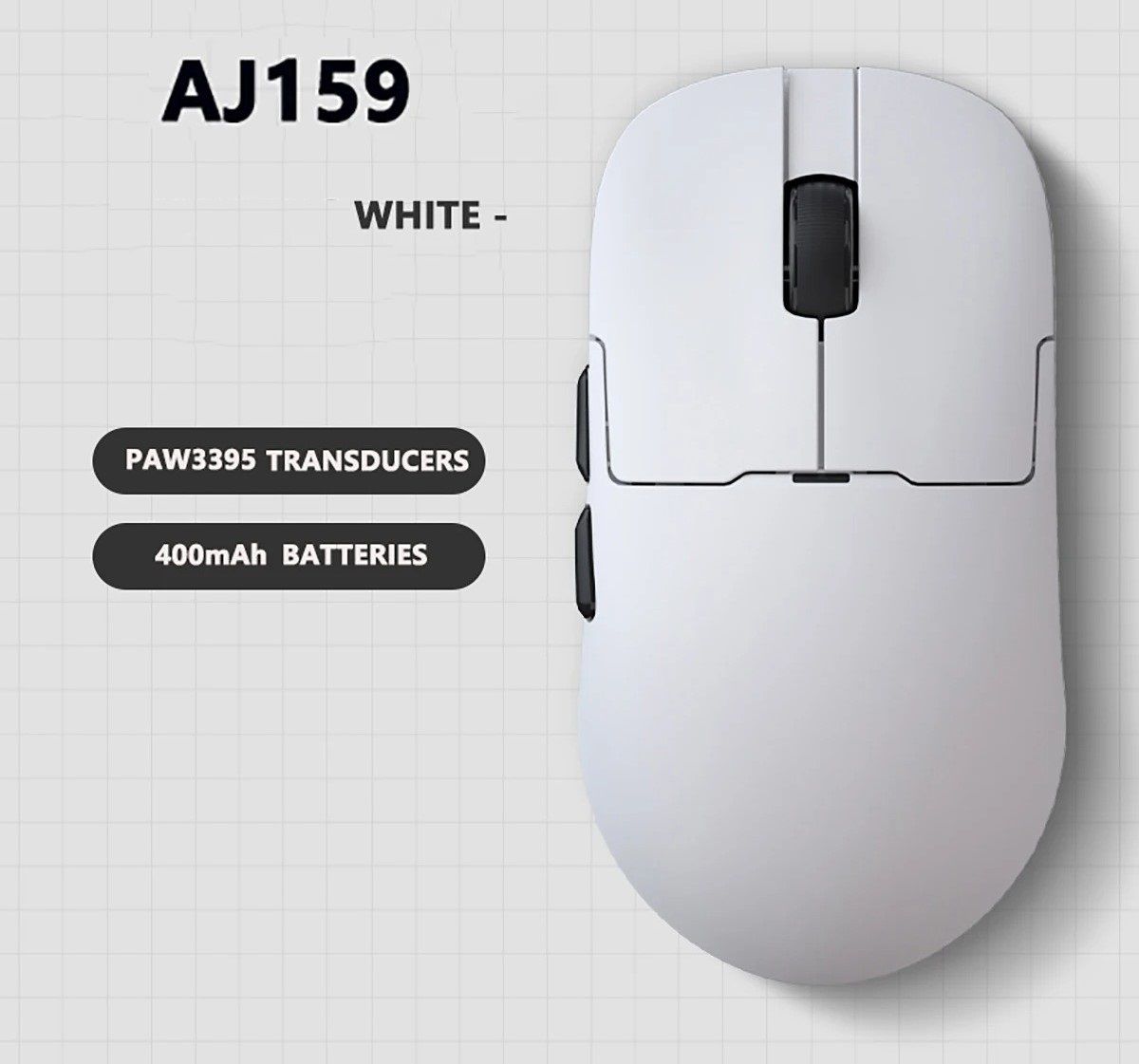 Wireless Gaming Mouse with Tri Mode Connectivity and Color Display