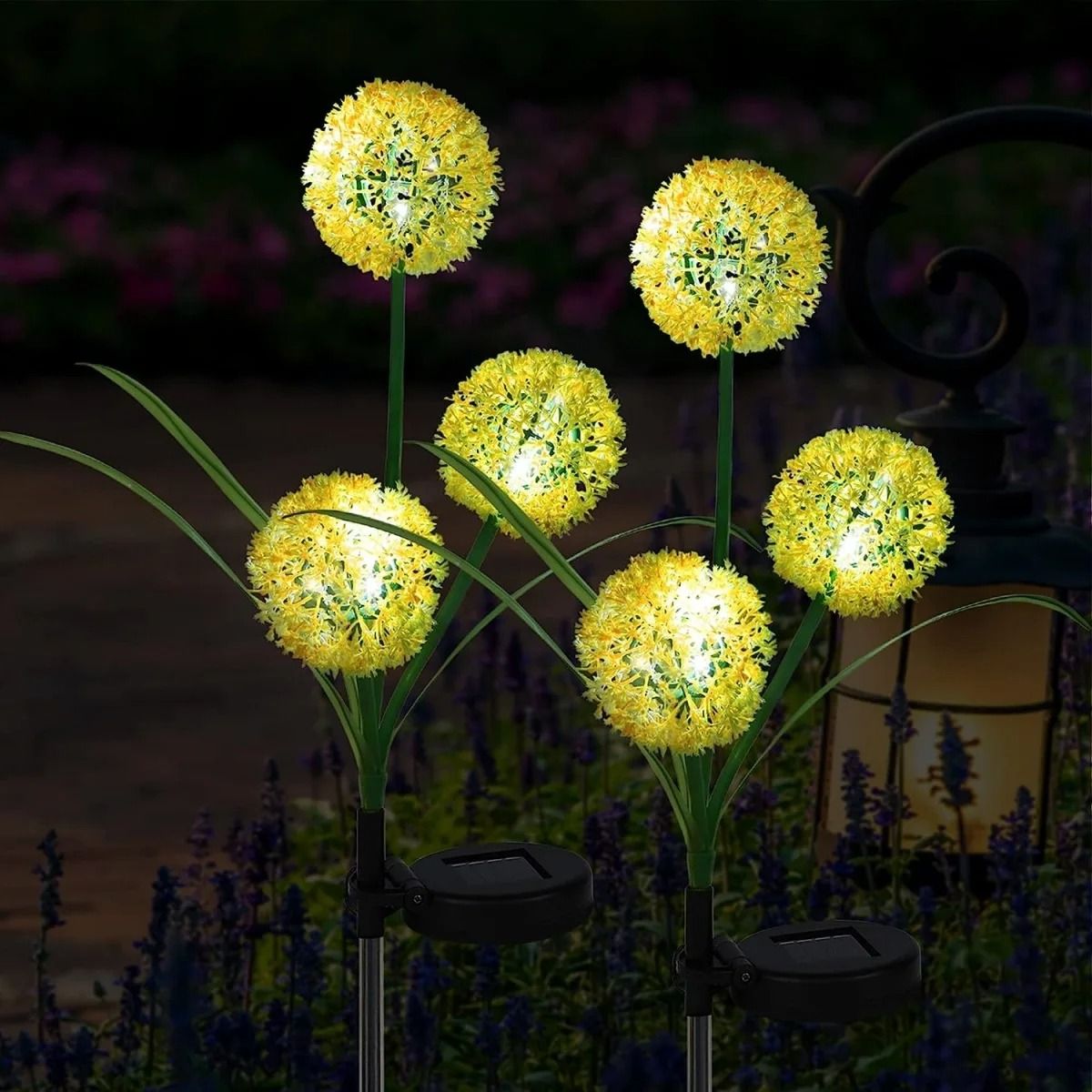 Solar LED Dandelion Garden Light for Outdoor Decoration