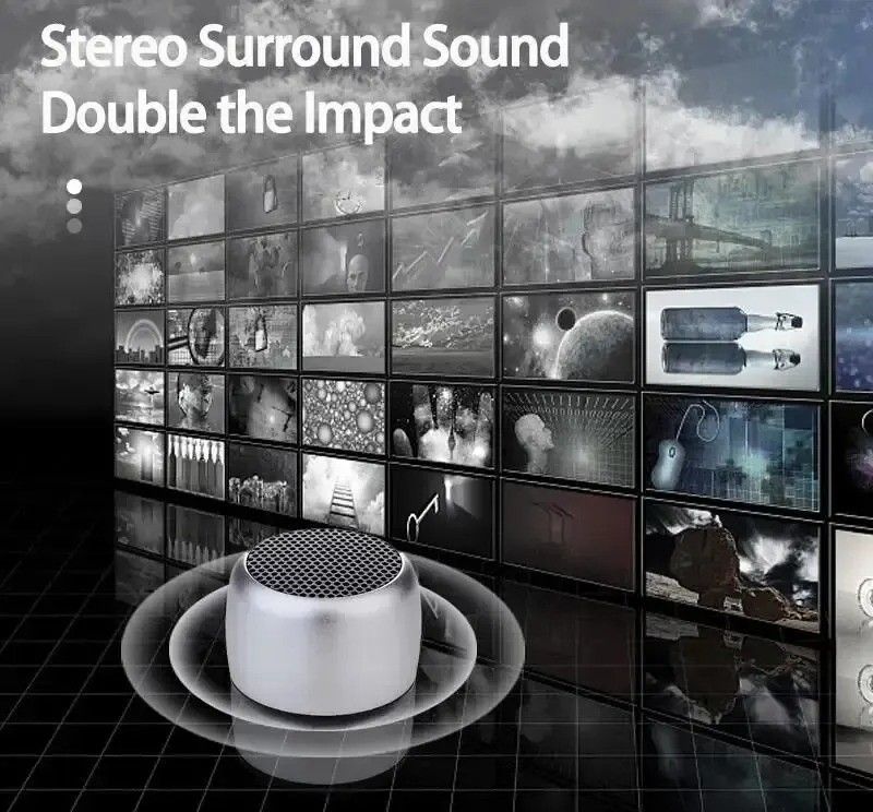 Mini Portable Bluetooth Speaker with Subwoofer Sound and Mic | Inspire ...