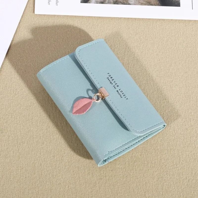 Womens Trifold Wallet with Coin Pocket and Card Holder