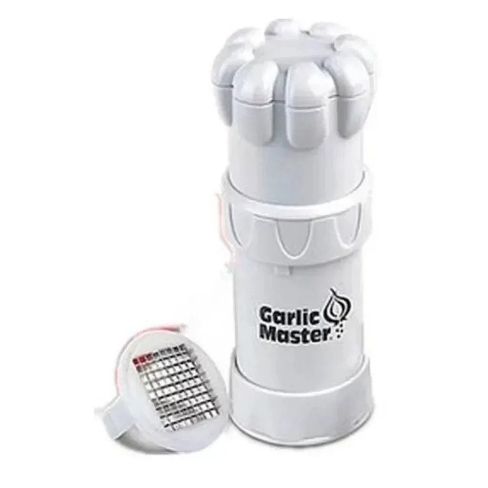 Wheel Type Garlic Press and Slicer Multi Functional Kitchen Tool