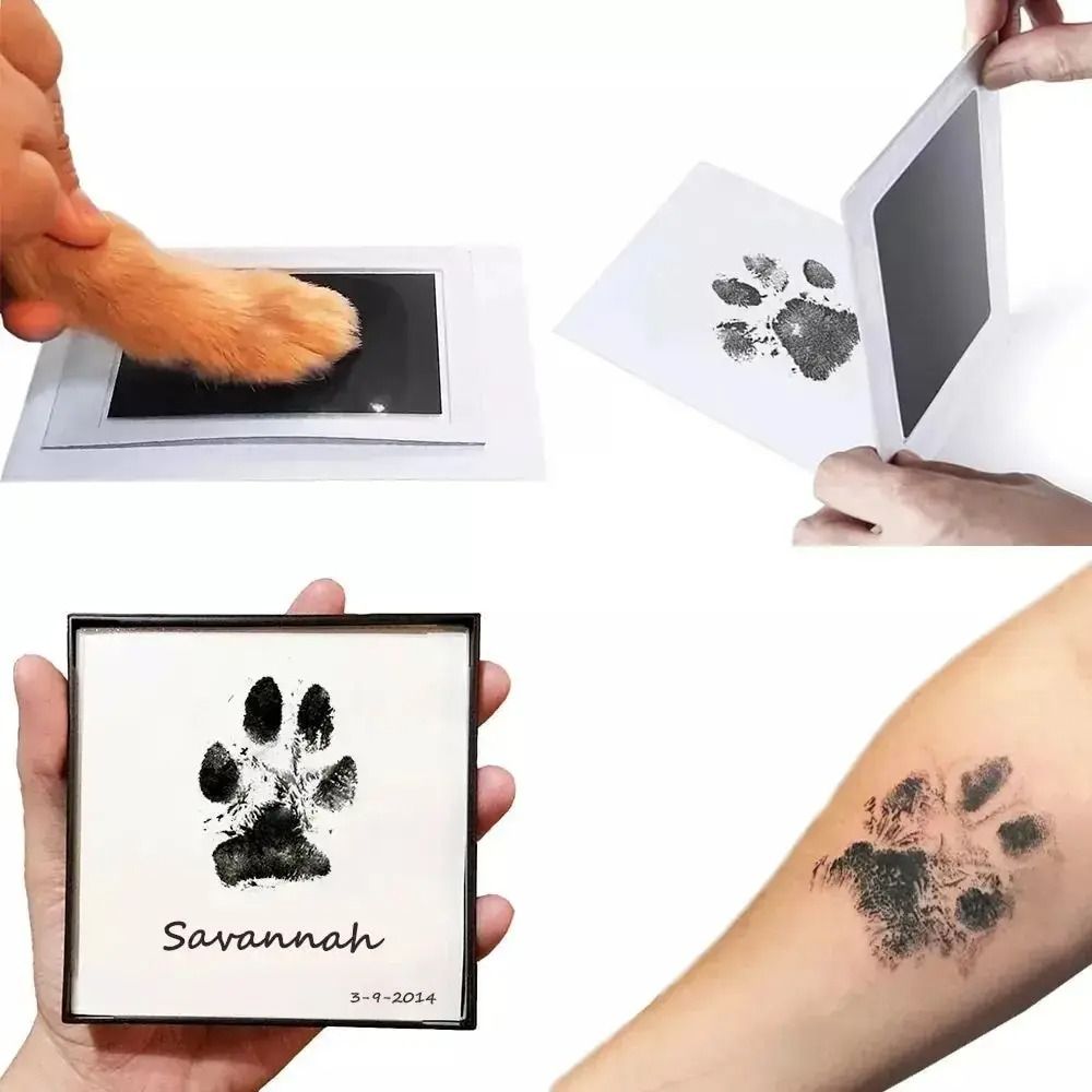 Paw Print Clean Touch Ink Pad Kit for Dog and Cat Keepsakes | Inspire ...