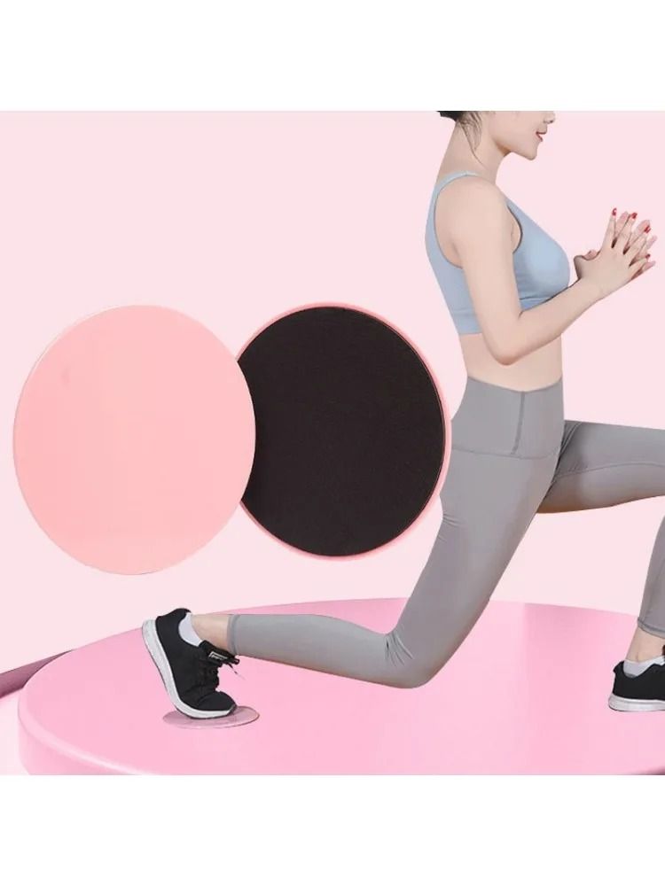Yoga Slide Plate and Block Set for Core Strength and Full Body Coordination