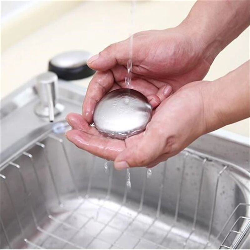 Stainless Steel Odor Removing Soap Bar for Kitchen and Bath