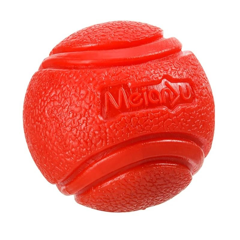 Durable Rubber Dog Toy Ball for Chewing and Play
