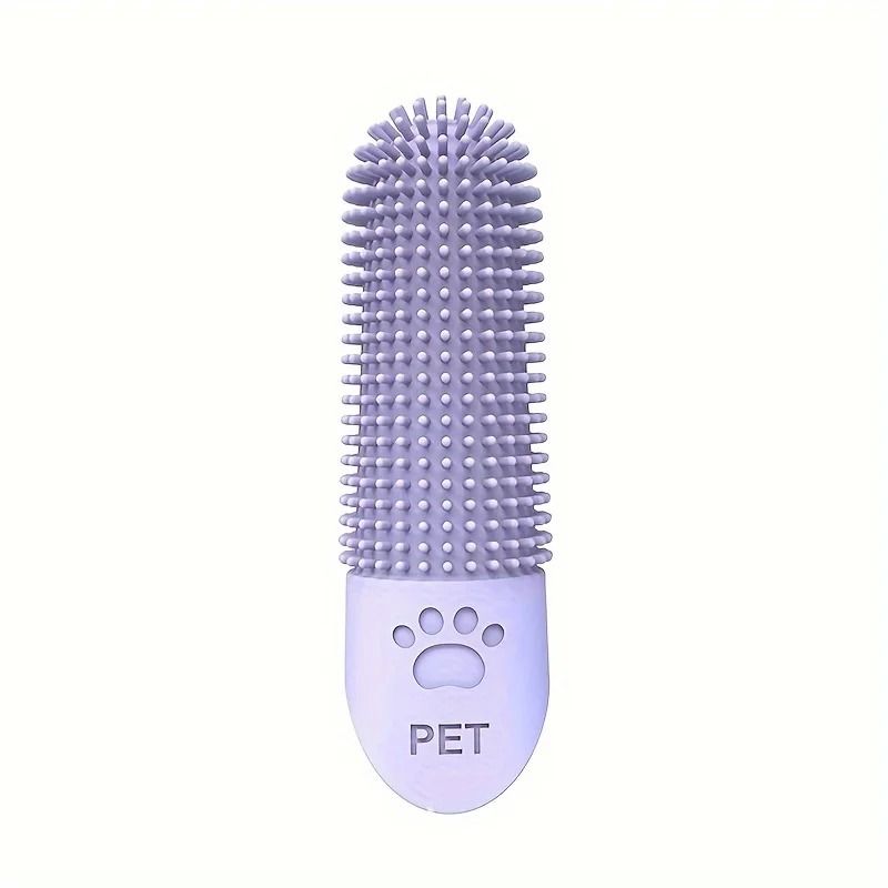 Soft Silicone 360 Degree Finger Toothbrush for Dogs and Cats