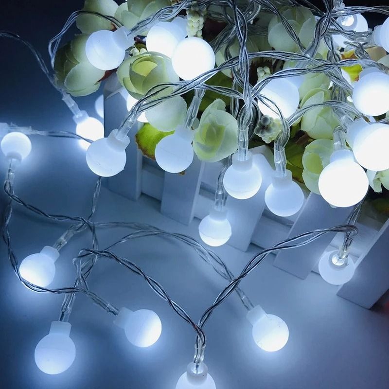 Outdoor Solar or USB LED String Lights for Garden Decor and Events