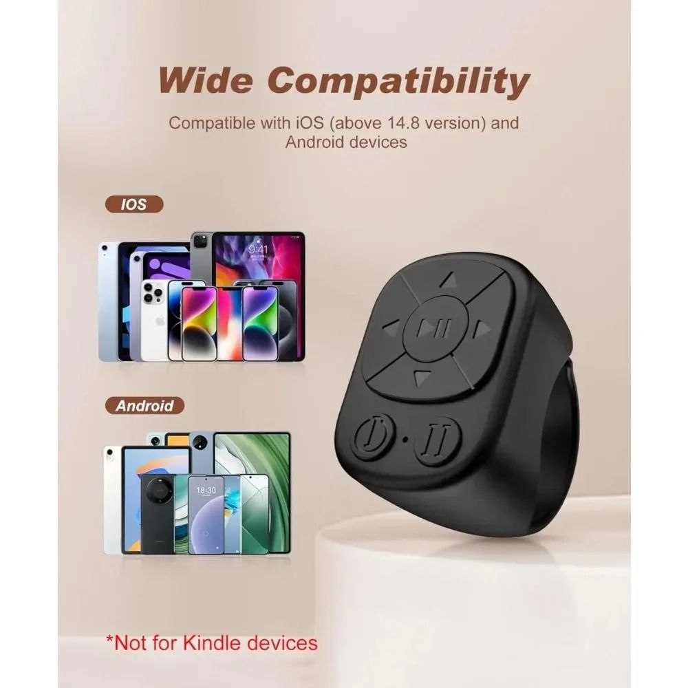 Wireless Bluetooth Remote Control for Phones and Tablets