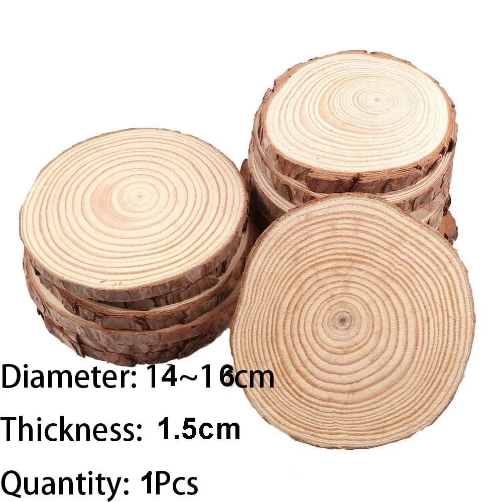 Natural Pine Wood Craft Slice Set