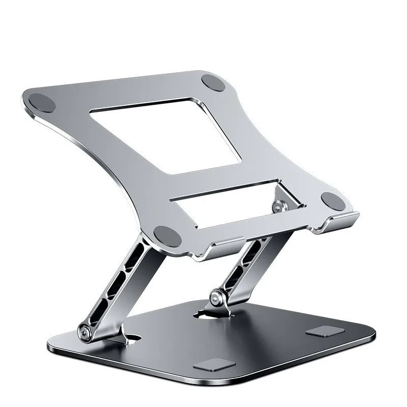 Adjustable Aluminum Laptop Stand for Desk and Tablet Use