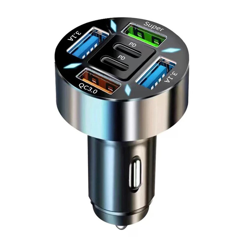 Multi Port Fast Charging Car Charger with USB C Power Delivery