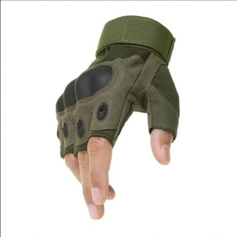 Mens Half Finger Tactical Gloves for Outdoor Sports and Riding