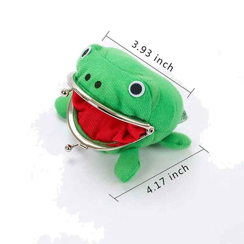 Plush Frog Coin Wallet Anime Ninja Cosplay Purse Halloween Role Playing Gift