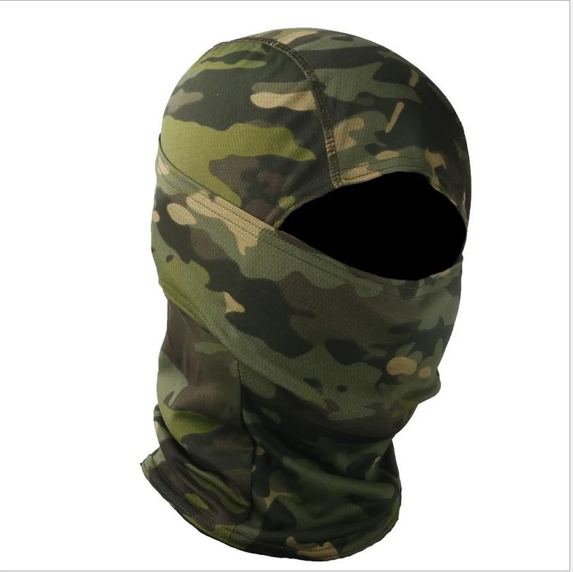 Tactical Full Face Balaclava Hood and Neck Gaiter Headwear for Fishing and Outdoor Sports