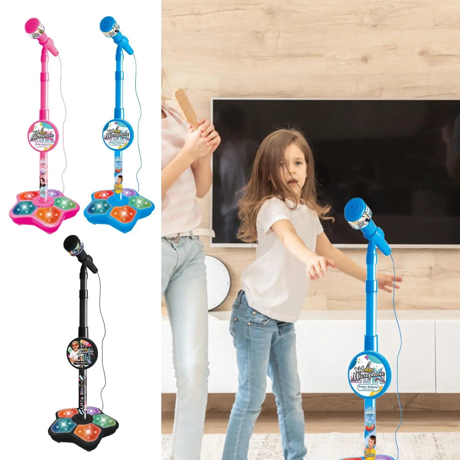 Kids Singing Microphone With Stand Inspire Uplift kids-singing-microphone-with-stand-inspire-uplift