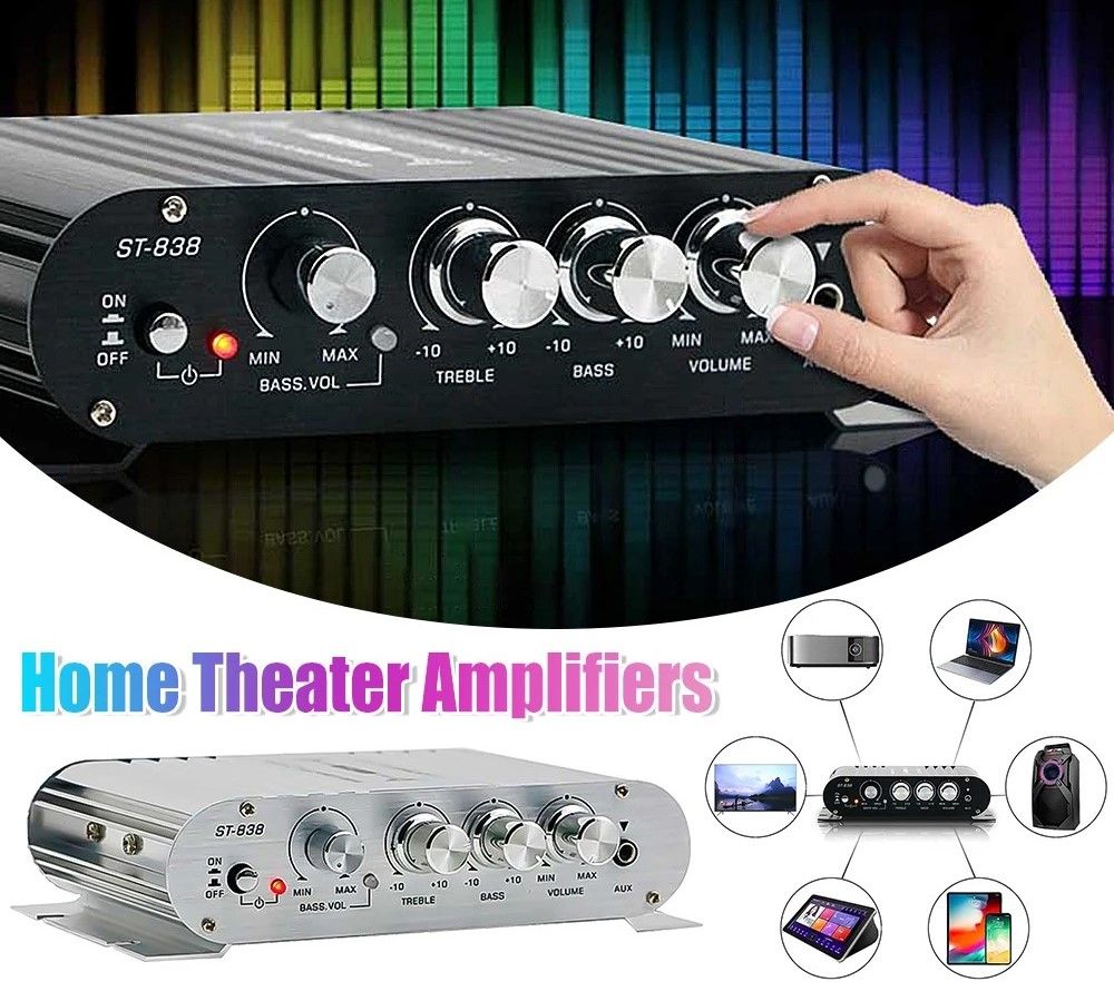 2.1 Channel HiFi Audio Amplifier with Adjustable Bass and Tr | Inspire ...