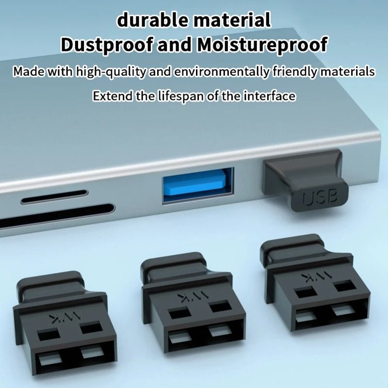 USB Port Dust Plug Covers for Laptop and Computer Protection | Inspire ...