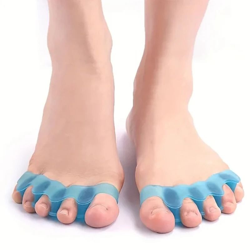 Soft Touch Silicone Toe Spacers Reusable Foot Separator Set