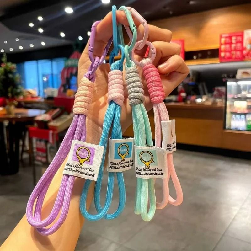 Keychain Ladders Rope Colorful Braided Rope Lanyard Keychains Set | Inspire Uplift