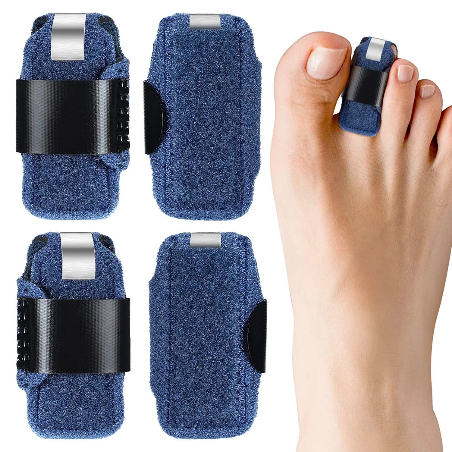 Toe Brace for Hammer Toe Relief, Gentle Toe Alignment for Daily Walking Comfort