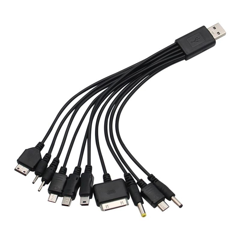 Universal 10-in-1 Multi-Port USB Charging Cable