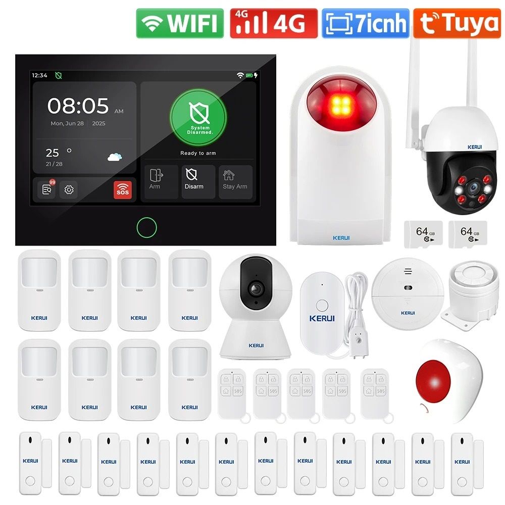 Smart 7 Inch HD Touch Security Command Center