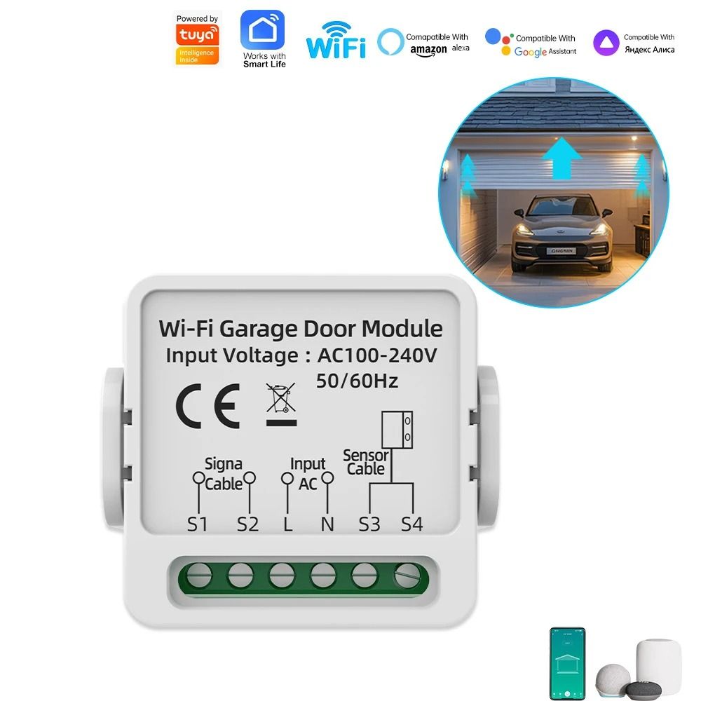 Smart WiFi Garage Door Automation Hub
