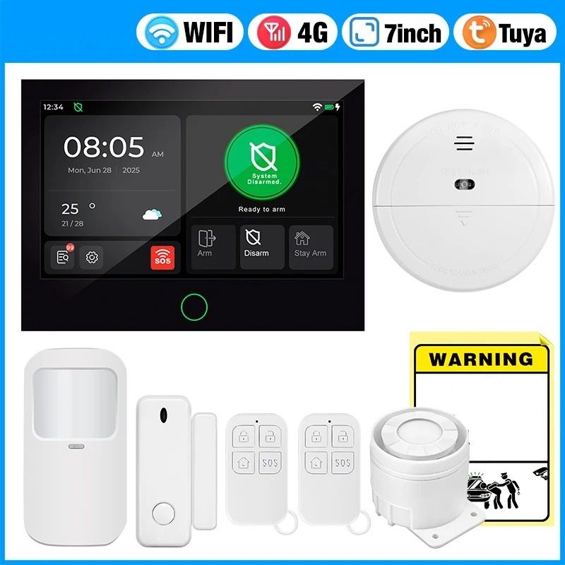 Professional 7-Inch IPS 4G+WiFi Security Command Center