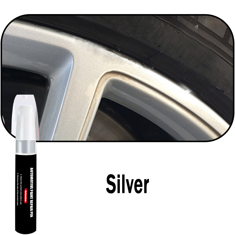 Car Wheel Touch Up Paint Pen for Rim Scratch Repair and Curb Rash Fix