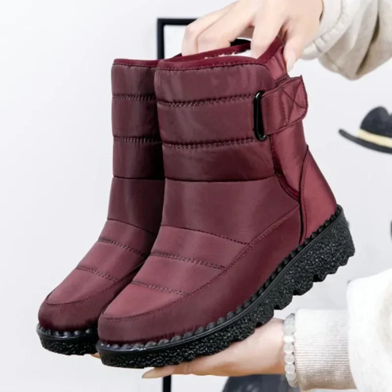 Women's Waterproof Non Slip Winter Snow Boots for Warm Comfort on Snowy Days