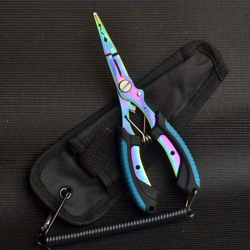 Titanium Coated Stainless Steel Multifunctional Fishing Pliers