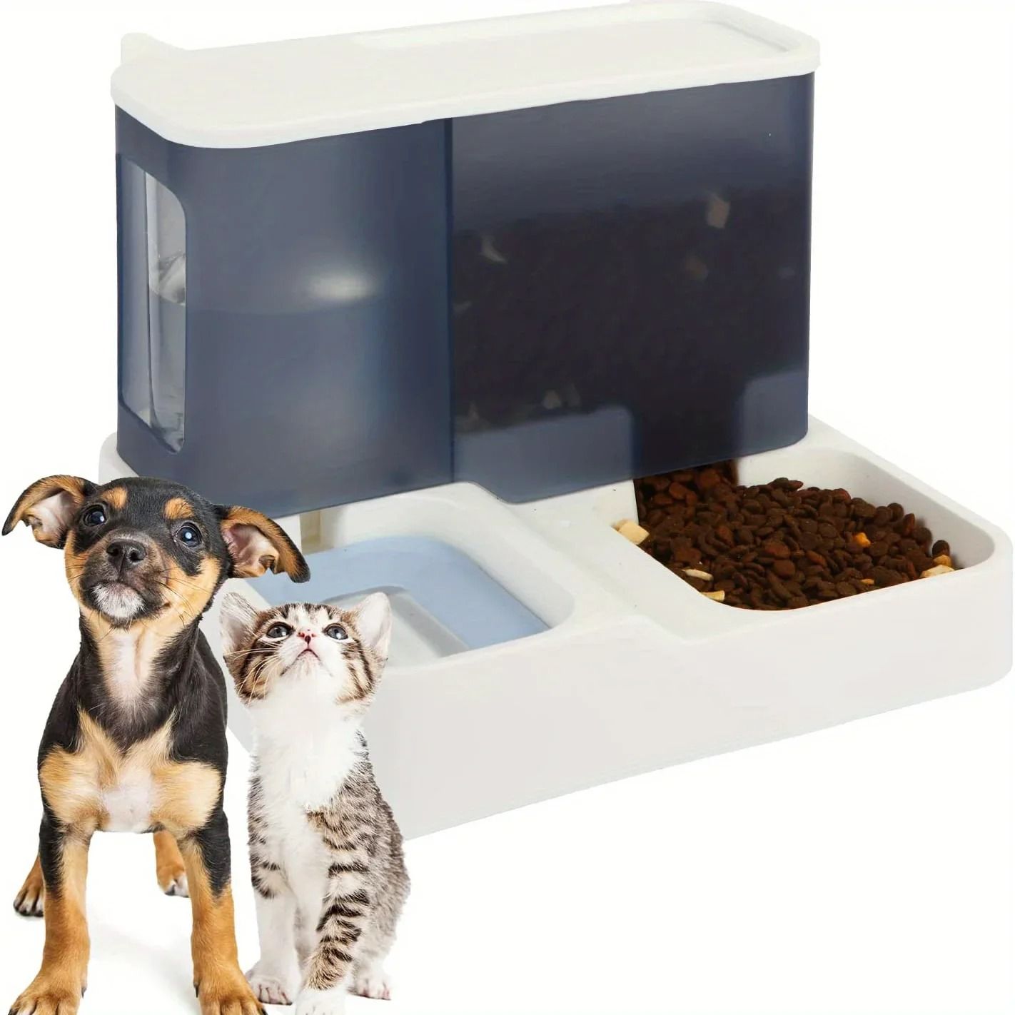2 in 1 Automatic Pet Gravity Feeder and Waterer