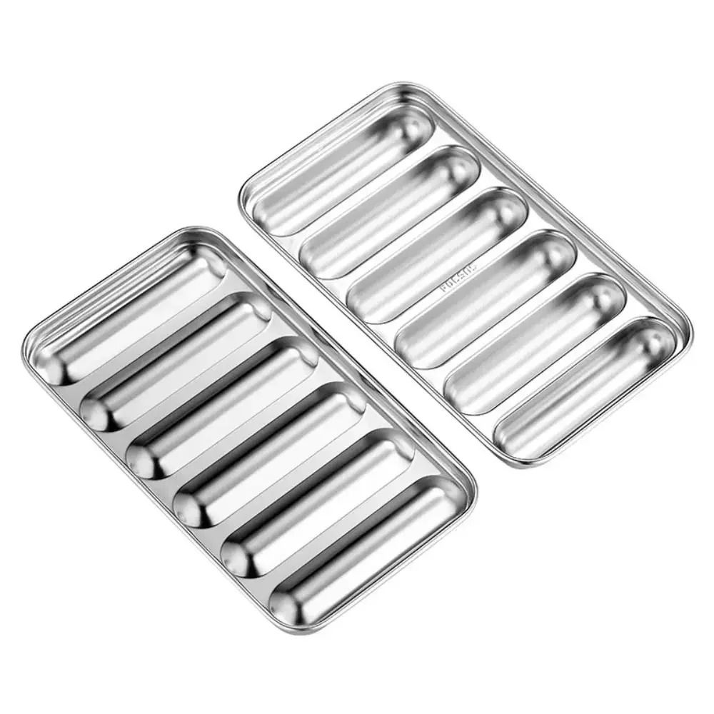 6 in 1 Stainless Steel Sausage and Hot Dog Mold