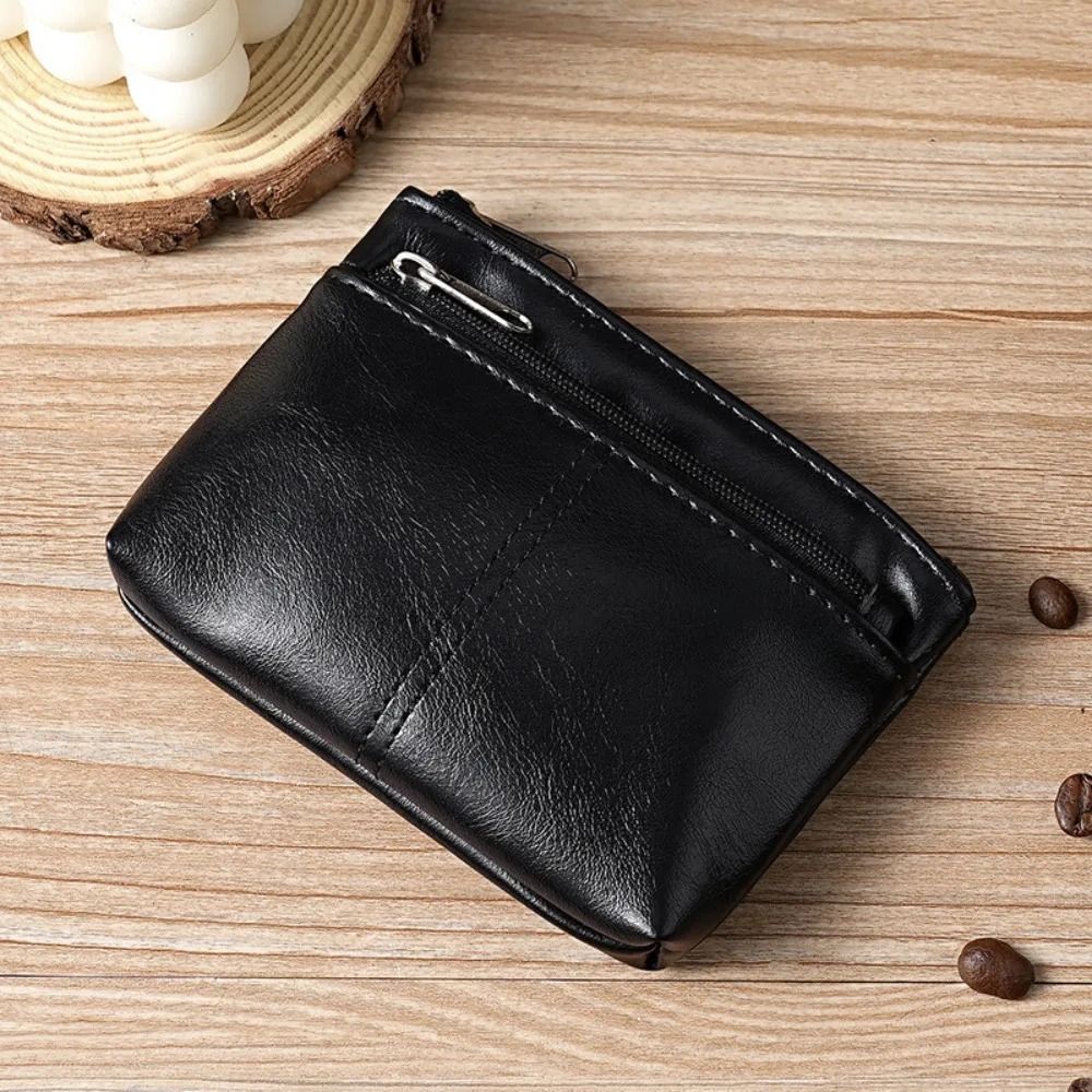 Vintage PU Leather Mini Coin and Card Pouch