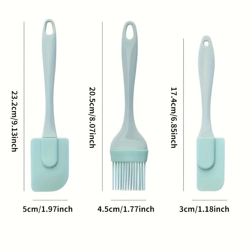3PCS Silicone All-In-One Baking Utensil Set