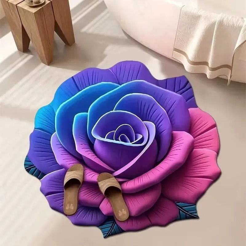 Heritage Floral Absorbent Home Accent Carpet